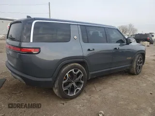 2023 Rivian R1S Launch Edition with VIN 7PDSGABL9PN006743, listed as a Copart auction lot 87275114 with Not Provided miles and Salvage Title. Bid and sale history available at DreamBid. Image 3.