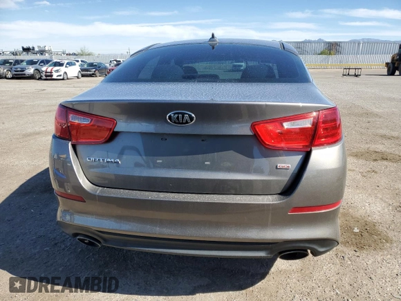 2015 Kia Optima LX with VIN 5XXGM4A73FG440923, listed as a Copart auction lot 54070525 with 124,902 mi miles and Clean Title. Bid and sale history available at carsss.com. Image 6.