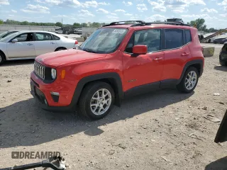 2019 Jeep Renegade Latitude z VIN ZACNJABB7KPK33181, wystawiony jako Copart lot #56565265 z przebiegiem 40 111 mil mil oraz Szkoda całkowita • Salvage title. Historia ofert i sprzedaży dostępna na DreamBid. Obrazek 1.
