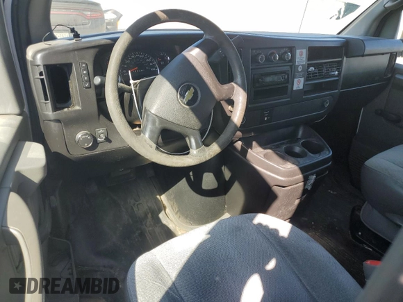 2010 Chevrolet Express Cargo with VIN 1GCZGFBA5A1162729, listed as a Copart auction lot 45866105 with Not provided miles and Salvage title. Bid and sale history available at DreamBid. Image 8.
