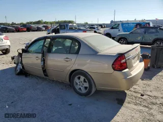 2005 Chevrolet Malibu LS with VIN 1G1ZT52865F261449, listed as a Copart auction lot 50224305 with 0 mi miles and Non Repairable. Bid and sale history available at carsss.com. Image 2.