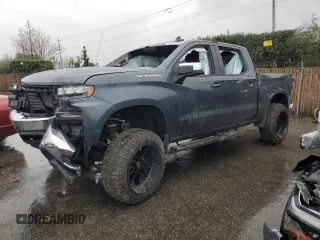 2021 Chevrolet Silverado 1500 LT with VIN 1GCPWCED0MZ146572, listed as a Copart auction lot 44357345 with Not Provided miles and Salvage Title. Bid and sale history available at DreamBid. Image 1.