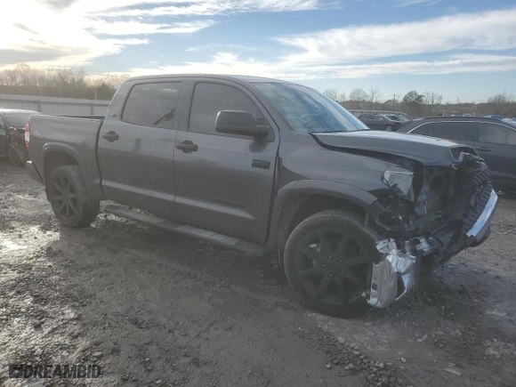 2021 Toyota Tundra 2WD SR5 with VIN 5TFEY5F1XMX280342, listed as a Copart auction lot 43581365 with 20,963 mi miles and Salvage Title. Bid and sale history available at carsss.com. Image 4.
