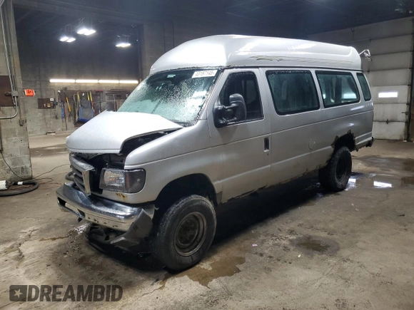 2007 Ford Econoline Cargo Recreational with VIN 1FTSS34L87DA90588, listed as a Copart auction lot 43187145 with Not Provided miles and Salvage Title. Bid and sale history available at carsss.com. Image 1.