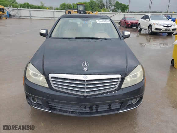 2008 Mercedes-Benz C-Class 3.0L Sport with VIN WDDGF54X98F088384, listed as a Copart auction lot 51649405 with 0 mi miles and Salvage Title. Bid and sale history available at carsss.com. Image 5.