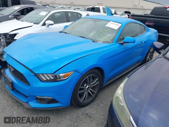 2017 Ford Mustang EcoBoost with VIN 1FA6P8TH0H5306755, listed as a IAAI auction lot 42673980 with 99,267 mi miles and . Bid and sale history available at DreamBid. Image 2.