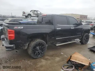 2015 Chevrolet Silverado 1500 LTZ with VIN 3GCUKSEC2FG109798, listed as a Copart auction lot 43343845 with 159,044 mi miles and Salvage Title. Bid and sale history available at carsss.com. Image 3.