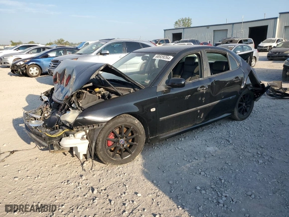2005 Saab 9-3 with VIN YS3FD45YX51010873, listed as a Copart auction lot 68939264 with 0 mi miles and Salvage Title. Bid and sale history available at carsss.com. Image 1.