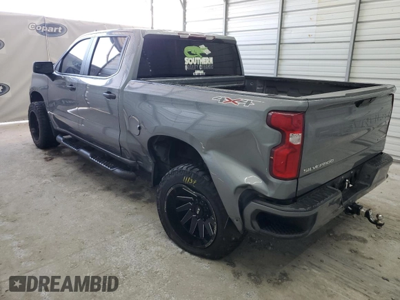 2021 Chevrolet Silverado 1500 Custom with VIN 1GCPYBEH3MZ149540, listed as a Copart auction lot 83498534 with 147,526 mi miles and Clean Title. Bid and sale history available at DreamBid. Image 2.