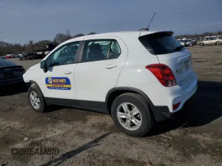 2022 Chevrolet Trax LS with VIN KL7CJNSM9NB504966, listed as a Copart auction lot 46585695 with 75,595 mi miles and Salvage Title. Bid and sale history available at carsss.com. Image 2.