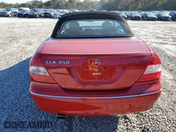 2009 Mercedes-Benz CLK 350 with VIN WDBTK56F09T106832, listed as a Copart auction lot 80189174 with 152,662 mi miles and Salvage Title. Bid and sale history available at DreamBid. Image 6.