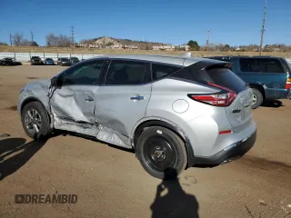 2018 Nissan Murano SL with VIN 5N1AZ2MH2JN180572, listed as a Copart auction lot 48704955 with 61,022 mi miles and Salvage Title. Bid and sale history available at DreamBid. Image 2.