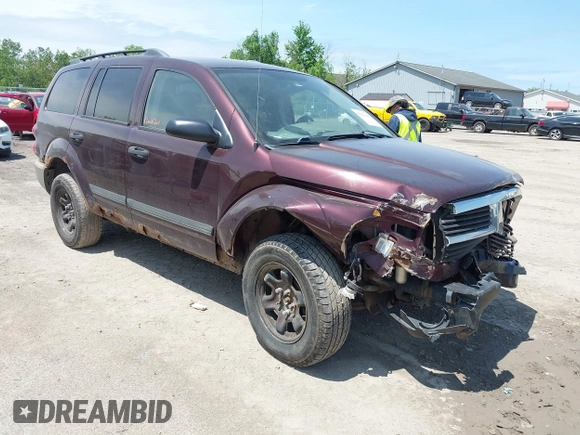 2005 Dodge Durango SXT with VIN 1D4HB38N15F574886, listed as a IAAI auction lot 42274183 with 224,122 mi miles and . Bid and sale history available at DreamBid. Image 1.
