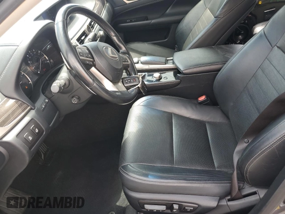 2016 Lexus GS 350 with VIN JTHBZ1BL6GA002480, listed as a Copart auction lot 55603185 with 8,540 mi miles and Salvage title. Bid and sale history available at DreamBid. Image 7.