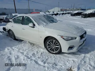 2018 Infiniti Q50 3.0t SPORT with VIN JN1EV7AR1JM442246, listed as a IAAI auction lot 41417460 with 56,356 mi miles. Bid and sale history available at carsss.com. Image 1.