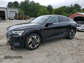 2022 Audi e-tron Sportback S line Premium Plus z VIN WA12AAGE7NB007093, wystawiony jako Copart lot #57248545 z przebiegiem 21 275 mil mil oraz Szkoda całkowita • Salvage title. Historia ofert i sprzedaży dostępna na DreamBid. Obrazek 1.