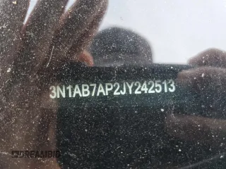 2018 Nissan Sentra SV z VIN 3N1AB7AP2JY242513, wystawiony jako Copart lot #54085325 z przebiegiem 75 502 mil mil oraz Szkoda całkowita • Salvage title. Historia ofert i sprzedaży dostępna na DreamBid. Obrazek 12.