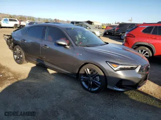 2024 Acura Integra w/A-Spec Technology Package with VIN 19UDE4H61RA026005, listed as a Copart auction lot 73576854 with 5,537 mi miles and Salvage Title. Bid and sale history available at carsss.com. Image 4.
