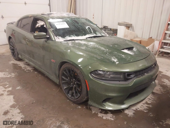 2020 Dodge Charger Scat Pack with VIN 2C3CDXGJ7LH120617, listed as a IAAI auction lot 41270023 with 118,924 mi miles. Bid and sale history available at carsss.com. Image 1.