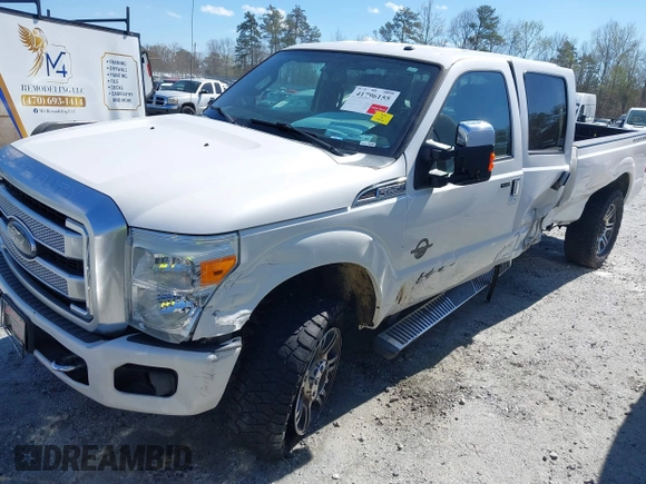 2015 Ford F-250 Lariat with VIN 1FT7W2BT4FED62506, listed as a IAAI auction lot 41796155 with 222,066 mi miles and . Bid and sale history available at DreamBid. Image 2.