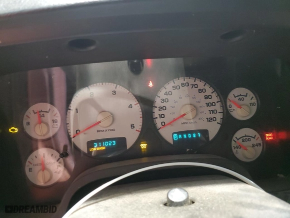 2005 Dodge Ram 2500 SLT with VIN 3D7KS28C15G857823, listed as a Copart auction lot 89147485 with 311,023 mi miles and Salvage Title. Bid and sale history available at carsss.com. Image 9.