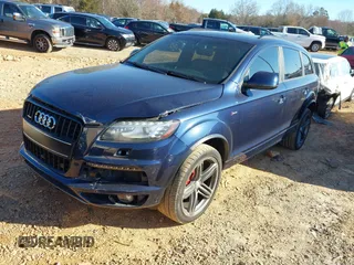 2014 Audi Q7 3.0T S line Prestige with VIN WA1DGAFEXED018456, listed as a IAAI auction lot 41705494 with 114,760 mi miles. Bid and sale history available at carsss.com. Image 17.