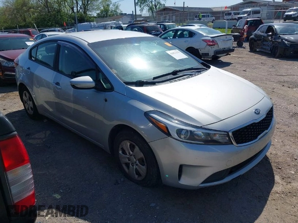2017 Kia Forte LX with VIN 3KPFK4A73HE101950, listed as a IAAI auction lot 42023151 with 233,718 mi miles. Bid and sale history available at carsss.com. Image 1.