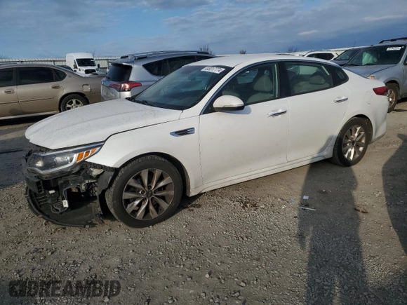 2016 Kia Optima LX with VIN 5XXGT4L34GG072265, listed as a Copart auction lot 83017774 with 177,541 mi miles and Salvage Title. Bid and sale history available at carsss.com. Image 1.