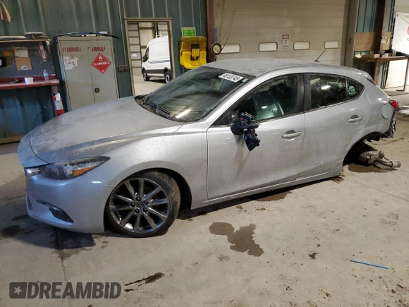 2018 Mazda 3 Touring with VIN 3MZBN1L37JM199419, listed as a Copart auction lot 48133745 with 84,279 mi miles and Salvage Title. Bid and sale history available at carsss.com. Image 1.