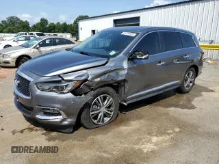 2020 Infiniti QX60 Luxe with VIN 5N1DL0MN8LC532934, listed as a Copart auction lot 61294955 with 101,306 mi miles and Salvage title. Bid and sale history available at DreamBid. Image 1.