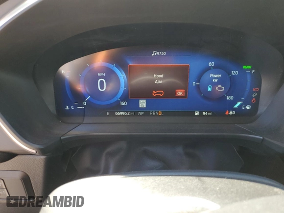 2021 Ford Escape Titanium Hybrid z VIN 1FMCU0DZ5MUB04522, wystawiony jako Copart lot #49127385 z przebiegiem 66 996 mil mil oraz Szkody całkowita. Historia ofert i sprzedaży dostępna na DreamBid. Obrazek 9.