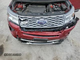 2018 Ford Explorer Platinum с VIN 1FM5K8HT7JGC80243, выставлен на аукционе Copart как лот 59337945 с пробегом 106 778 миль миль и Списание • Salvage title. История ставок и продаж доступна на DreamBid. Изображение 12.