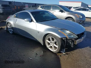2003 Nissan 350Z Enthusiast with VIN JN1AZ34D53T118687, listed as a IAAI auction lot 41694712 with 158,339 mi miles. Bid and sale history available at carsss.com. Image 1.