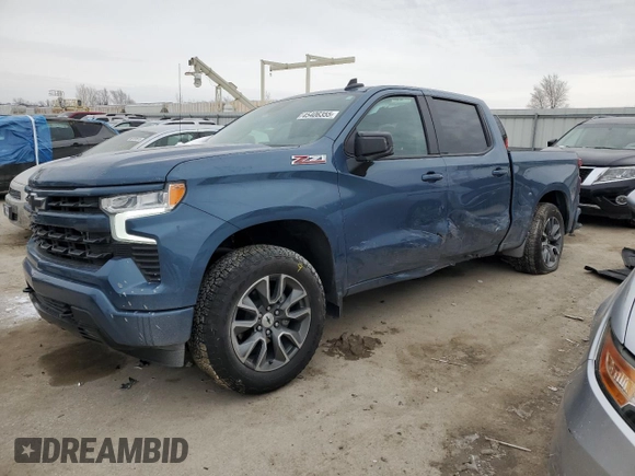 2024 Chevrolet Silverado 1500 RST with VIN 1GCUDEED3RZ143256, listed as a Copart auction lot 45406355 with 12,391 mi miles and Salvage Title. Bid and sale history available at carsss.com. Image 1.