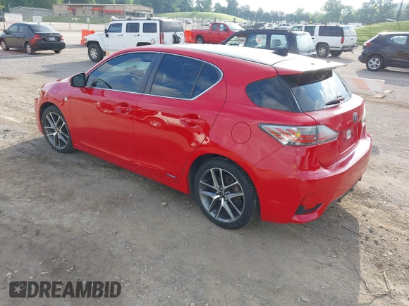 2014 Lexus CT 200h z VIN JTHKD5BH3E2178881, wystawiony jako IAAI lot #42188206 z przebiegiem 112 096 mil mil oraz . Historia ofert i sprzedaży dostępna na DreamBid. Obrazek 3.