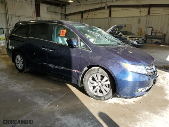 2014 Honda Odyssey EX-L with VIN 5FNRL5H65EB092073, listed as a Copart auction lot 48957895 with 0 mi miles and Non Repairable. Bid and sale history available at carsss.com. Image 4.