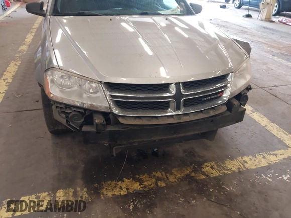 2014 Dodge Avenger SE with VIN 1C3CDZAB4EN161536, listed as a IAAI auction lot 41604009 with 107,957 mi miles. Bid and sale history available at carsss.com. Image 6.