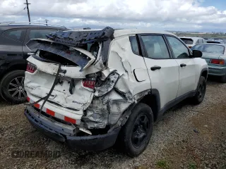 2020 Jeep Compass Sport with VIN 3C4NJDAB4LT167012, listed as a Copart auction lot 54540555 with 196,636 mi miles and Salvage title. Bid and sale history available at DreamBid. Image 3.