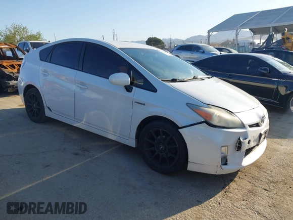 2010 Toyota Prius II with VIN JTDKN3DU0A0245021, listed as a IAAI auction lot 41838478 with 197,124 mi miles and . Bid and sale history available at carsss.com. Image 1.