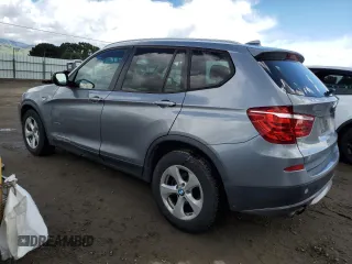 2012 BMW X3 28i with VIN 5UXWX5C55CL725394, listed as a Copart auction lot 48235345 with 132,791 mi miles and Salvage Title. Bid and sale history available at DreamBid. Image 2.