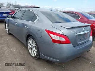 2009 Nissan Maxima SV with VIN 1N4AA51E59C824621, listed as a IAAI auction lot 42063256 with 208,607 mi miles and . Bid and sale history available at DreamBid. Image 3.