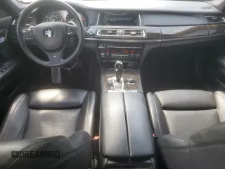2013 BMW 7 Series 750i with VIN WBAYA8C58DC996431, listed as a Copart auction lot 70366064 with 106,580 mi miles and Salvage Title. Bid and sale history available at DreamBid. Image 8.