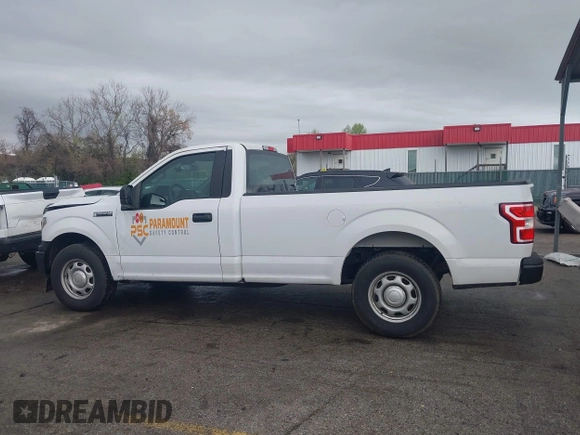 2018 Ford F-150 XL with VIN 1FTMF1CBXJKE56080, listed as a IAAI auction lot 41958854 with 140,646 mi miles. Bid and sale history available at carsss.com. Image 14.