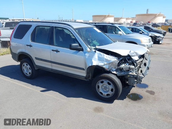 2006 Honda CR-V LX z VIN JHLRD78506C015631, wystawiony jako IAAI lot #41978437 z przebiegiem 109 528 mil mil oraz . Historia ofert i sprzedaży dostępna na DreamBid. Obrazek 1.