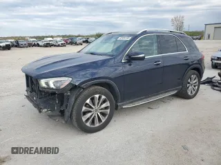 2020 Mercedes-Benz GLE 350 with VIN 4JGFB4KB6LA091408, listed as a Copart auction lot 52484195 with 84,399 mi miles and Salvage title. Bid and sale history available at DreamBid. Image 1.