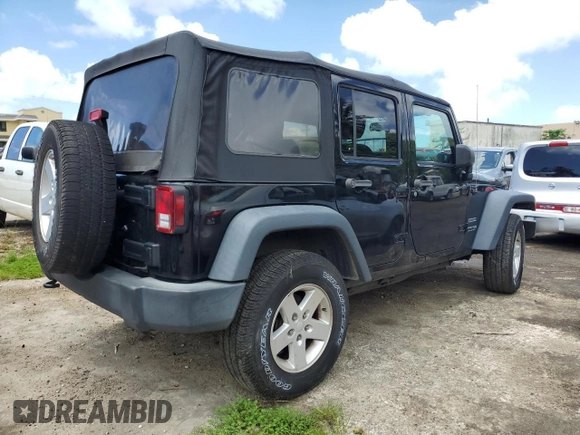 2018 Jeep Wrangler JK Unlimited Sport S with VIN 1C4BJWDG4JL911089, listed as a Copart auction lot 56634913 with 0 mi miles and Non Repairable. Bid and sale history available at carsss.com. Image 3.