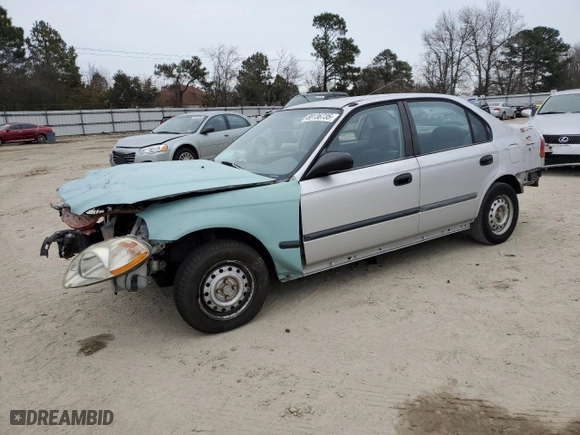 1996 Honda Civic DX with VIN 2HGEJ6624TH510979, listed as a Copart auction lot 88136735 with 208,029 mi miles and Salvage Title. Bid and sale history available at carsss.com. Image 1.