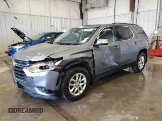 2020 Chevrolet Traverse LT Cloth z VIN 1GNEVGKW1LJ324016, wystawiony jako Copart lot #50930445 z przebiegiem 152 112 mil mil oraz Nie do naprawy • Non repairable. Historia ofert i sprzedaży dostępna na DreamBid. Obrazek 1.