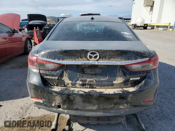 2015 Mazda 6 i Touring with VIN JM1GJ1V51F1224211, listed as a Copart auction lot 52652545 with 176,399 mi miles and Salvage Title. Bid and sale history available at carsss.com. Image 6.