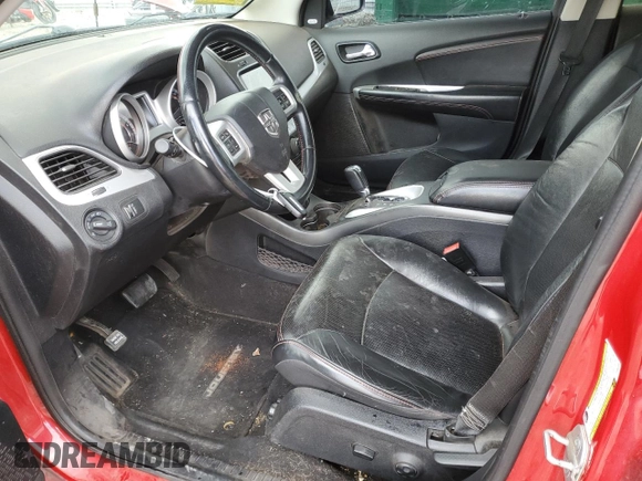 2013 Dodge Journey R/T with VIN 3C4PDDEG1DT595269, listed as a Copart auction lot 79164814 with 203,524 mi miles and Salvage title. Bid and sale history available at DreamBid. Image 7.